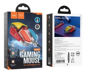 Hoco, a "Sci-Fi Mechanical Style" wired gaming mouse.