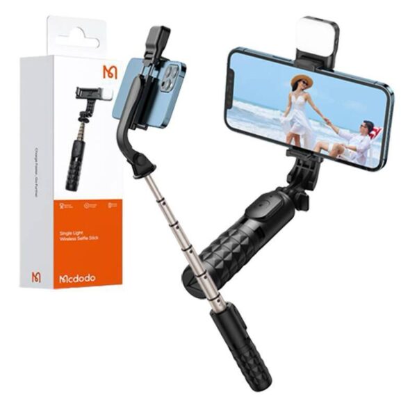Wireless Selfie Stick+Tripod with Light