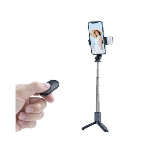 Wireless Selfie Stick+Tripod with Light