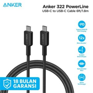 ANKER 322 POWERLINE USB-C TO USB-C CABLE
