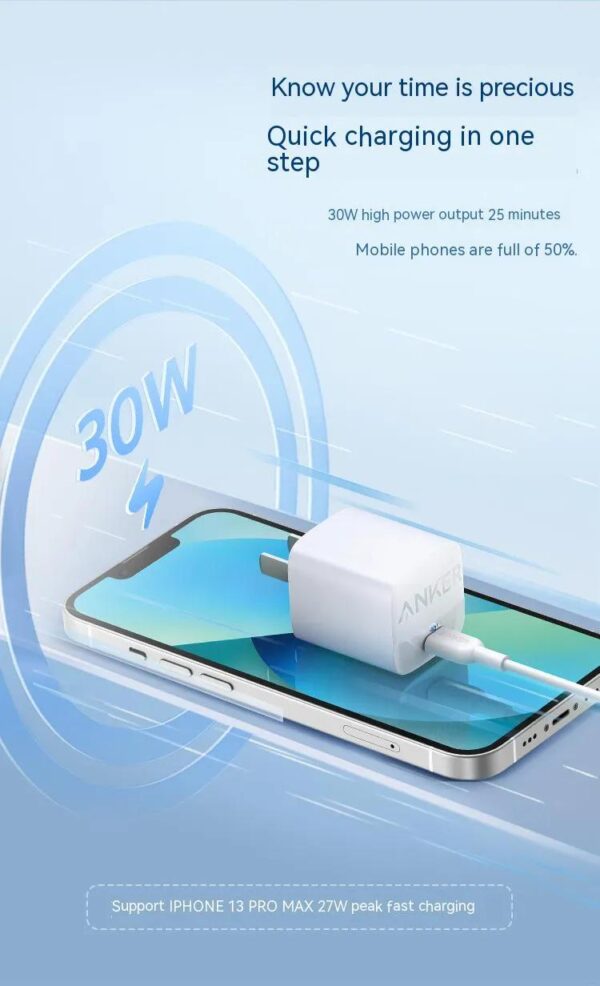 30W FAST CHARGER (ANKER)