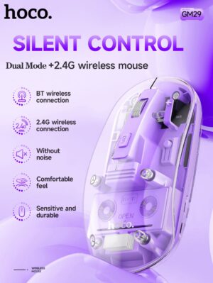 2.4G+ BT CRYSTALS Wireless Mouse