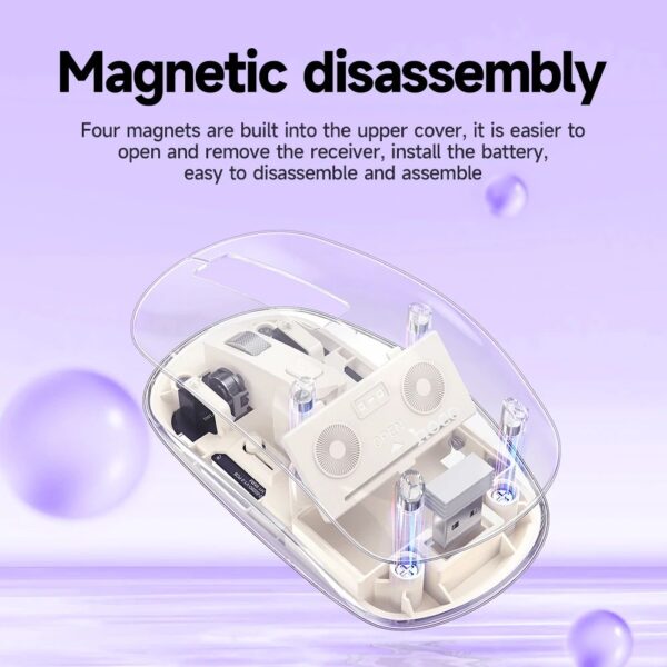 2.4G+ BT CRYSTALS Wireless Mouse