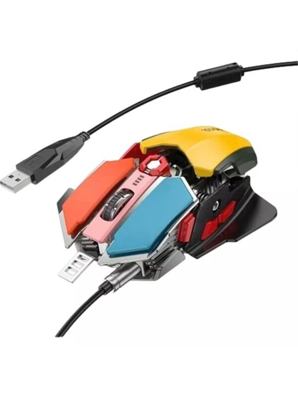Hoco, a "Sci-Fi Mechanical Style" wired gaming mouse.