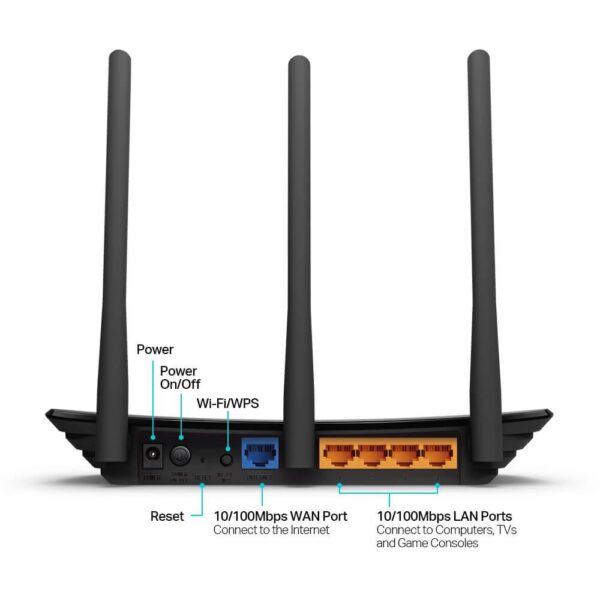 TP-Link TL-WR940N is a 450Mbps Wireless N Router