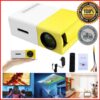 Portable LED projector.