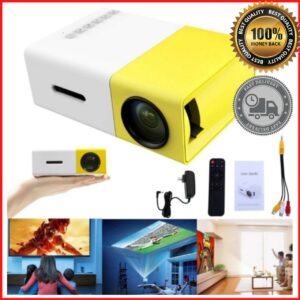Portable LED projector.