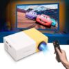 Portable LED projector.