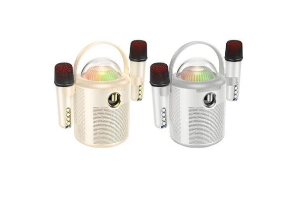 G-Shape LED Wireless Charging Bluetooth Speaker.