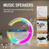 G-Shape LED Wireless Charging Bluetooth Speaker.
