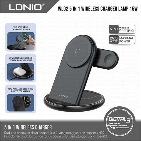 LDNIO 5-in-1 Wireless Charger