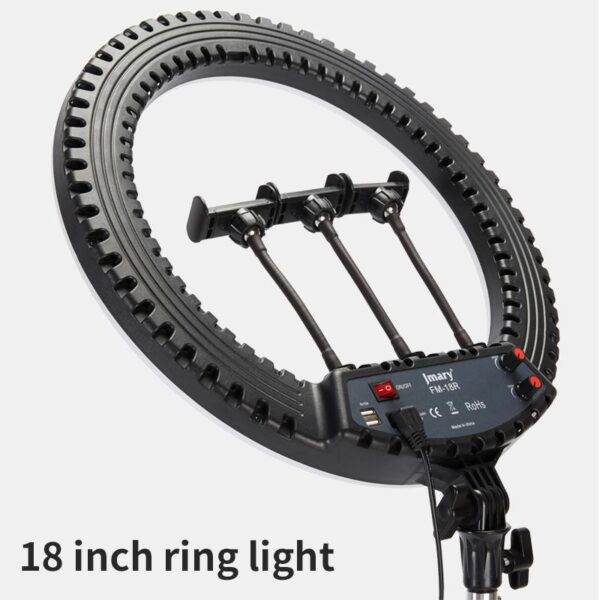 Jmary FM-18R is an 18-inch (43cm) LED ring light .