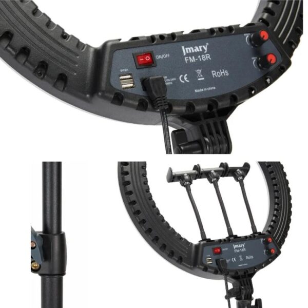 Jmary FM-18R is an 18-inch (43cm) LED ring light .