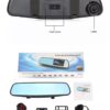 A car rearview mirror with an integrated dash cam .