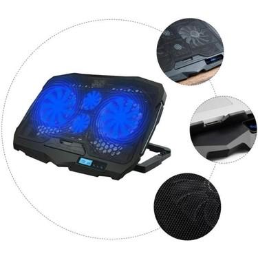 S18 Aluminum Four Fans Gaming Laptop Cooling Pad